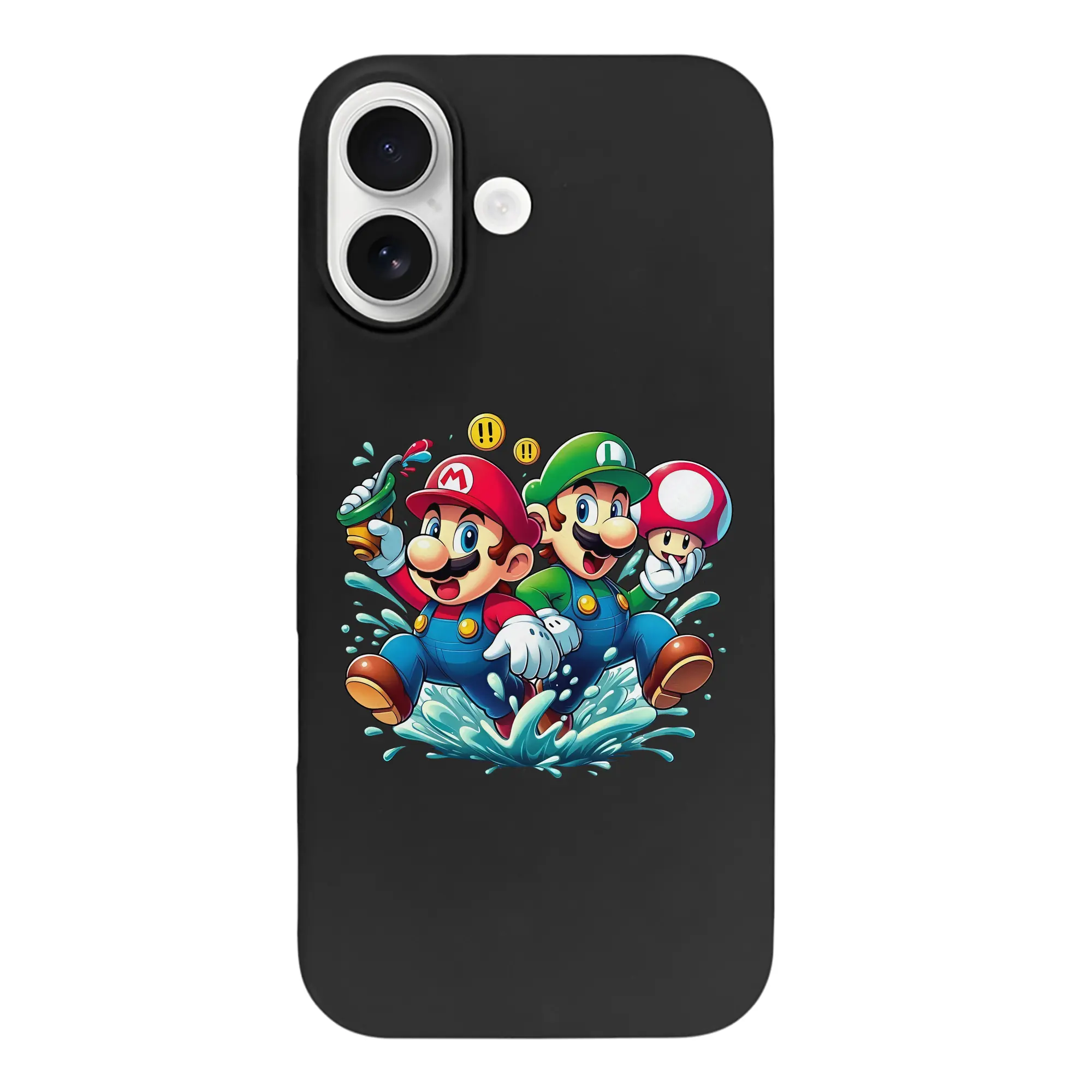 マリオ グッズ ルイージ - iPhone 17 シリーズ シリコンケース 薄型 耐衝撃 指紋防止 ソフトタッチカバー 精密フィット 傷防止 保護ケース iPhone 17/17 Air/17 Pro/17 Pro Max 対応